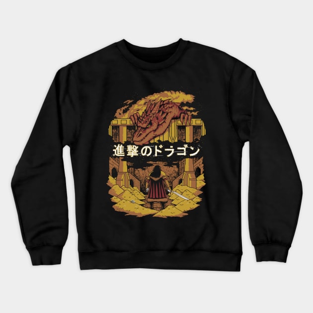 Attack on Dragon Crewneck Sweatshirt by Andriu